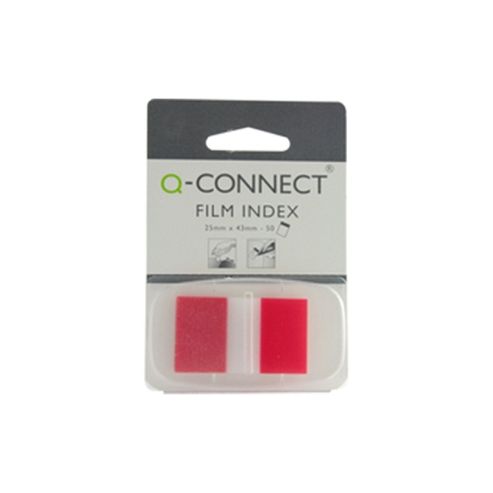 Image of Q-connect Page Marker 1 Inch Pack Of 50 Red Kf03633