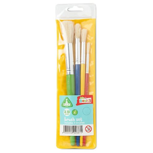 Image of Elc Set Of 4 Paint Brushes