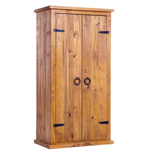 Image of Core Products Fh380 Farmhouse Pine 2 Door Wardrobe