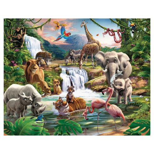 Image of Jungle Adventure Wallpaper Mural 8ft X 10ft