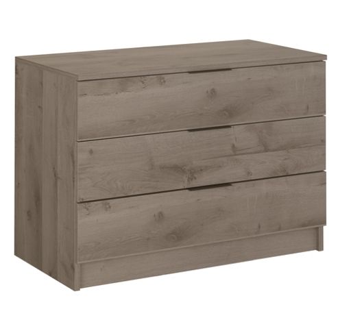 Image of Gami Brooklyn 3 Drawer Chest - Oak Ash