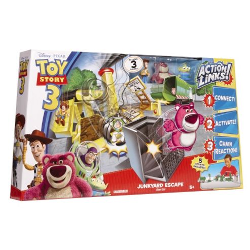 Image of Toy Story 3 Action Links Junkyard Escape Stunt Set