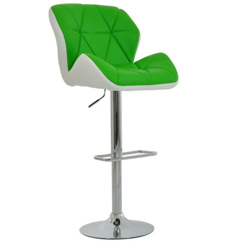 Image of Eris Green With White Under Bar Stool