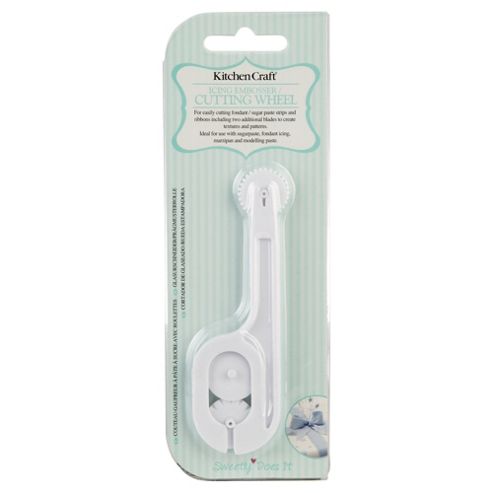 Image of Kitchencraft Sweetly Does It 2 In 1 Cutting Wheel, White