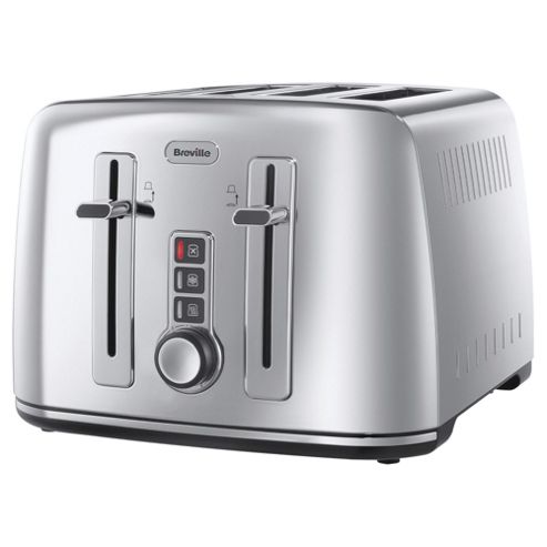 Image of Breville Vtt571 4 Slice Toaster For Warburtons
