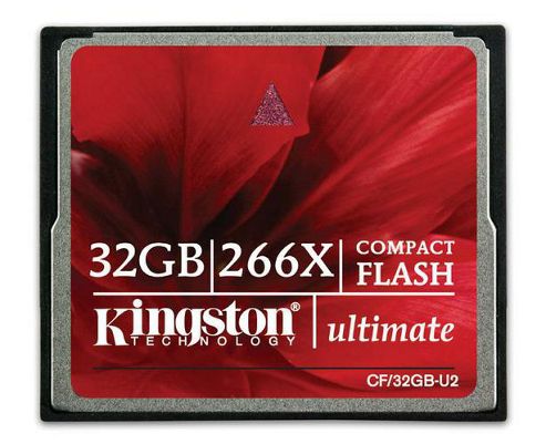 Image of Kingston Compact Flash Ultimate 32gb Memory Card