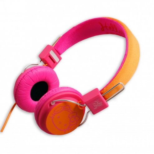 Image of Headphones Pink And Orange