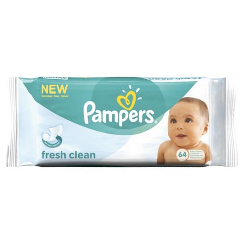Image of Pampers Baby Wipes 64pk
