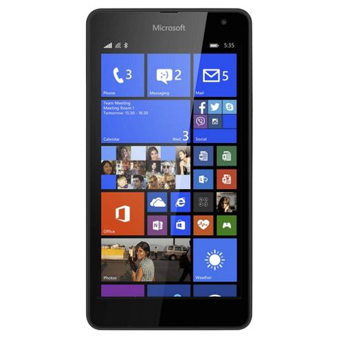 Image of Tesco Mobile Microsoft Lumia 535 Black