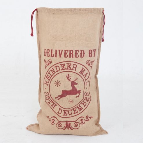Image of Reindeer Mail Santa Sack