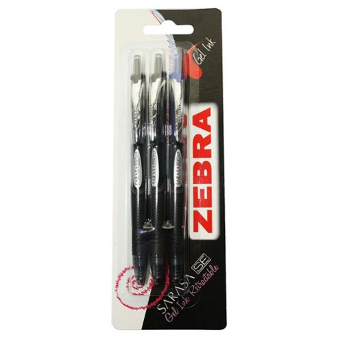 Image of Zebra Sarasa Gel Ink Retractable 2 Black 1 Blu