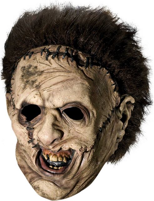 Image of Leatherface 3/4 Mask With Wig