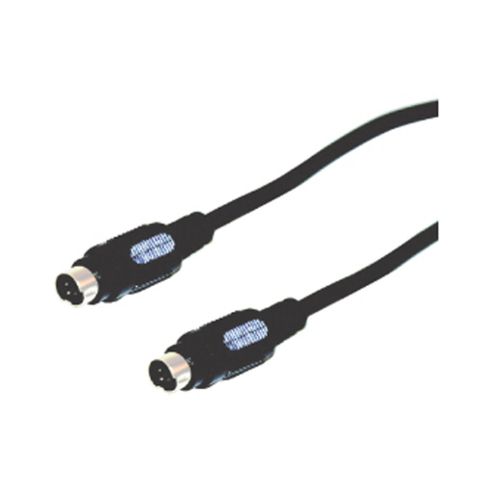 Image of Nikkai S-vhs S-video 4 Pin Mini Din Av Cable Lead 1.5m