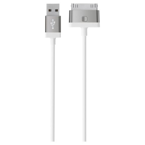 Image of Belkin 2m 30-pin Apple Charge And Sync Cable - White