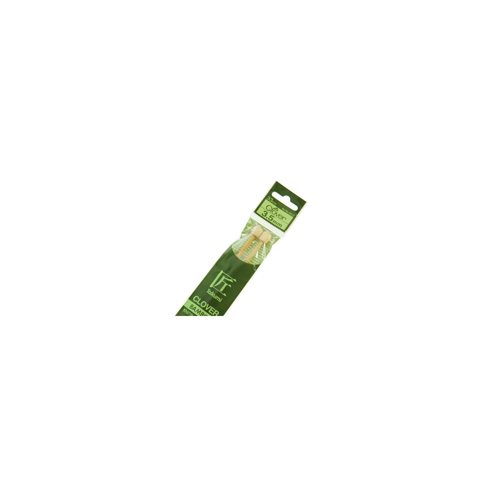 Clover Takumi Bamboo Knitting Needles 35mm 2pk