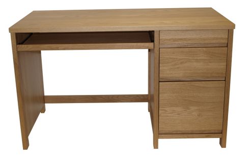 Image of Alphason Hunter Home Office Desk In Oak