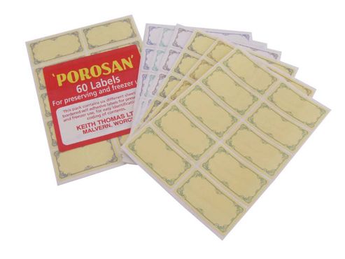 Image of Porosan P2 Preserving Labels X60