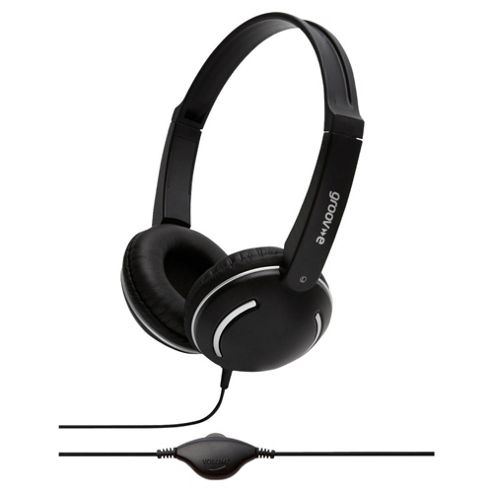 Image of Groov-e Gv897b Streetz Stereo Headphones - Black