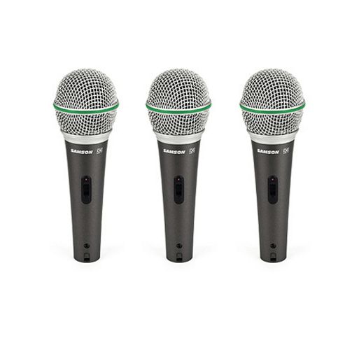 Image of Samson Dynamic Microphone 3 Pack
