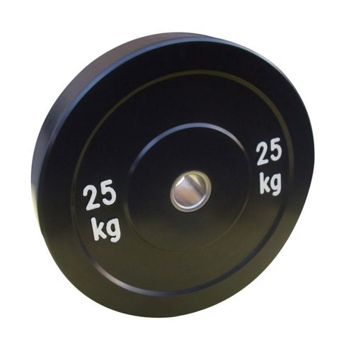 Image of Body Power 25kg Solid Rubber Olympic Disc Weight Plate (x1)