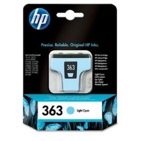 Image of Hewlett-packard 363 Light Cyan Ink Cartridge (5.5ml)