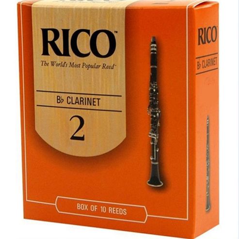 Image of Rico 2 Bb Clarinet Reed (x10)