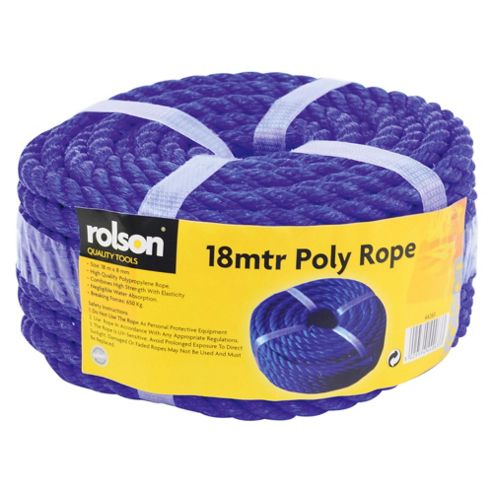 Image of Rolson 18m X 8mm Poly Rope