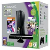 Xbox 360 250GB Console with Kinect Sensor, Kinect Sports & Dance Central 2 (Fitness)