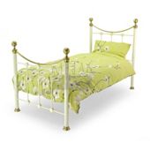 MetalBedsLtd Oxford Bed - Single - Ivory