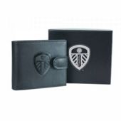 Leeds FC Black Leather Wallet