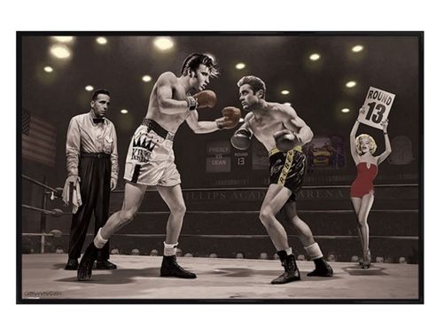 Image of Chris Consani Gloss Black Framed The Thirteenth Round Poster