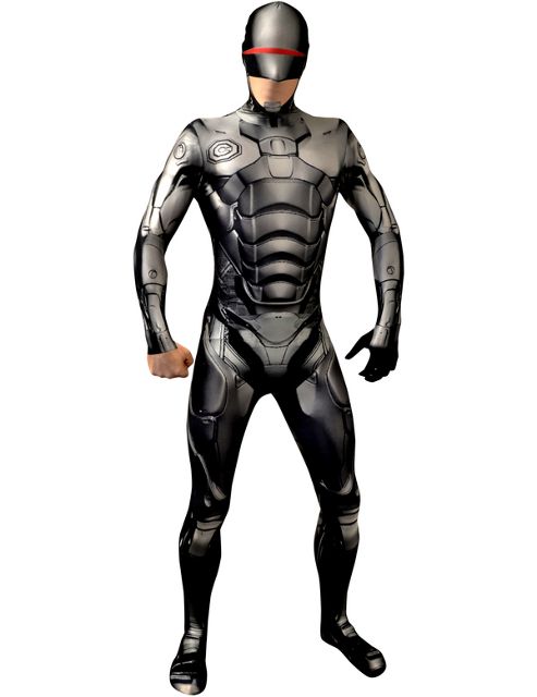 Image of Morphsuit Robocop - Adult Costume Size: 34-36
