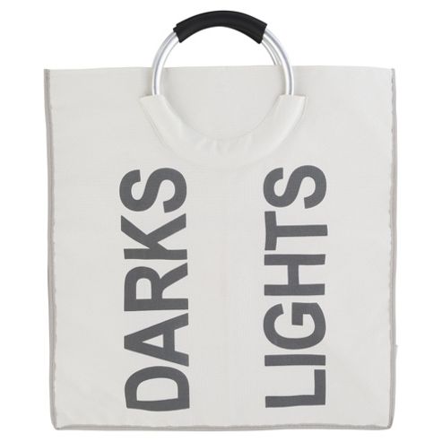 Image of Russel Oyster Darks & Lights Double Laundry Basket
