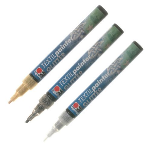 Image of Textil Painter Glitter Asst 3 Pack