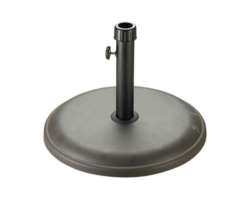 Image of 16kg Brown Round Parasol Base - Polycrete - 32 - 42mm Pole 45cm ---- X 5cm