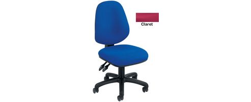 Image of Arista Concept High Back Permanent Contact Operators Chair Claret Kf03458