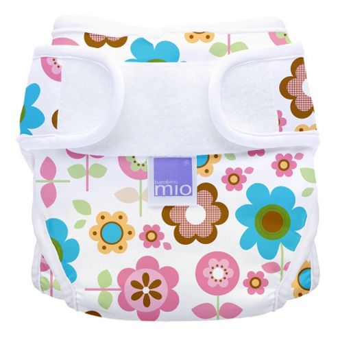 Image of Bambino Mio Miosoft Reusable Nappy Cover - Size 1 (rosie Posie)