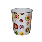 JVL 15-117 Waste Paper Bin Circles