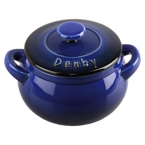 Image of Denby Mini Ceramic Casserole Dish, Imperial Blue
