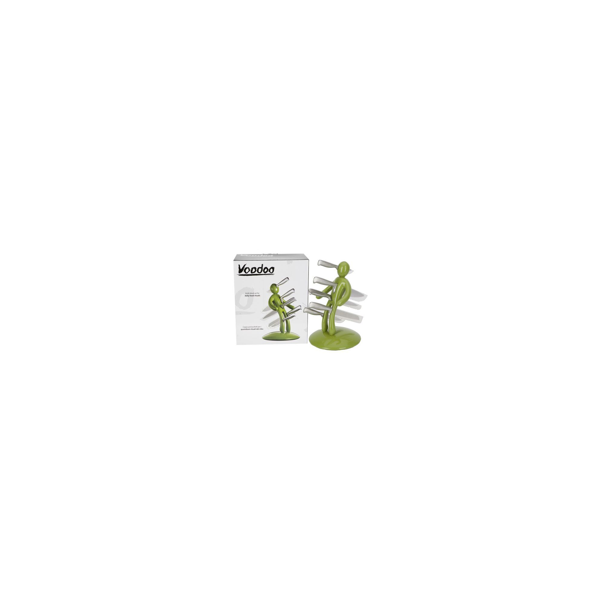 Ethos Voodoo Knife Block Set in Olive