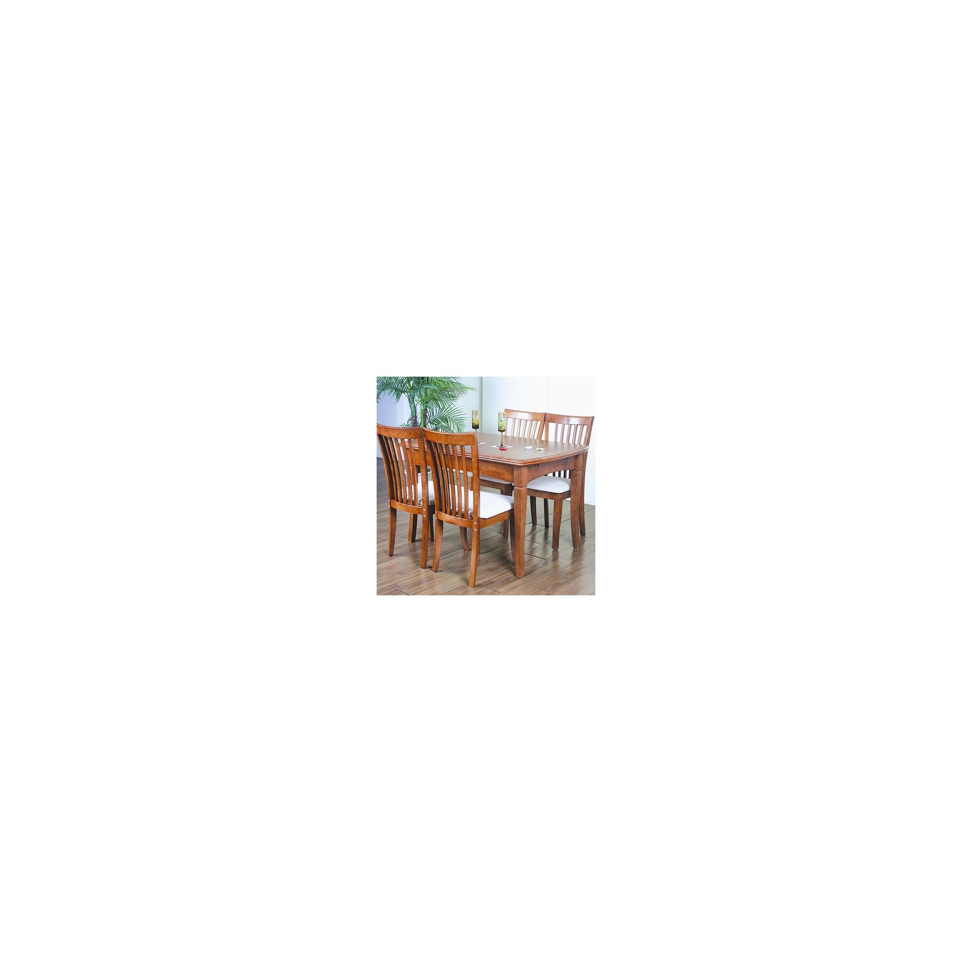 G&P Furniture Windsor House 5-Piece Grantham Extending Dining Set - Cherry at Tesco Direct