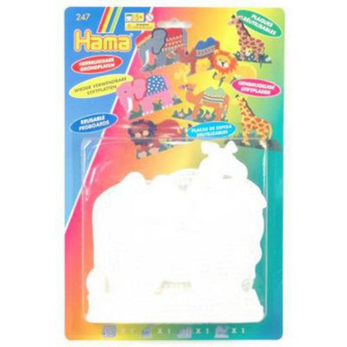 Image of Hama Pegboards - Elephant, Giraffe
