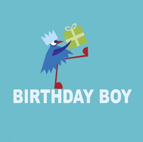 Image of Holy Mackerel Greetings Card- Birthday Boy