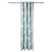 Tesco Meadow Print Lined Eyelet Curtains W162xL183cm (64x72"), Soft Teal