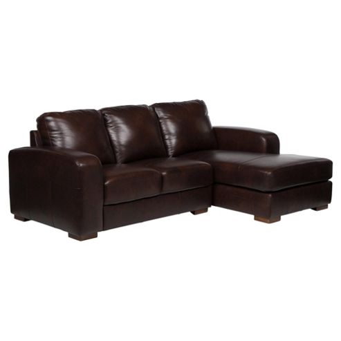 Image of Idaho Corner Sofa Right Hand Facing, Antique Chocolate