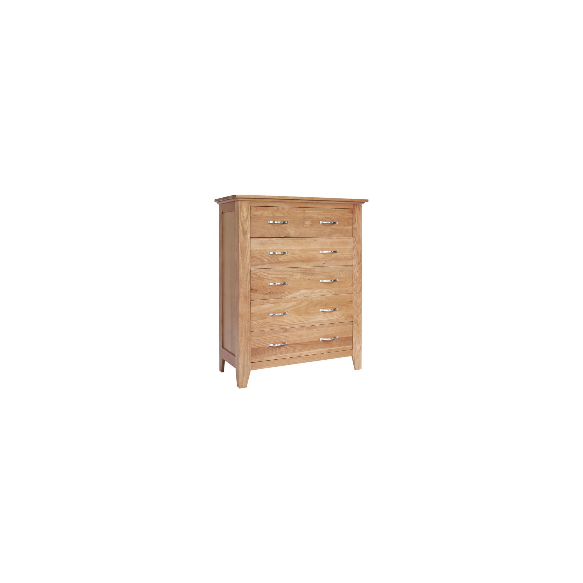 Ametis Sherwood Oak Five Drawer Chest at Tesco Direct