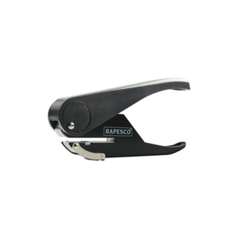 Image of Rapesco Sole Punch Single 6mm Hole Capacity 23x 80gsm Black Ref Pf35a0g1