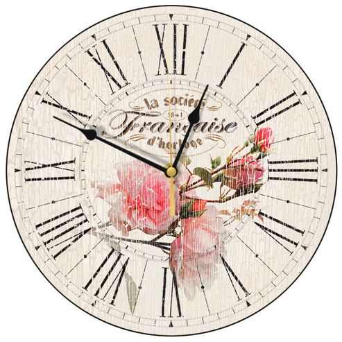 Image of Smith & Taylor French Rose Wall Clock