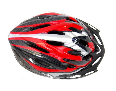 Image of Coyote Sierra Dial Fit Adult Cycling Helmet Red Large