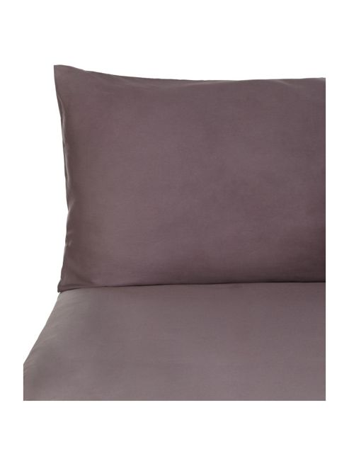 Image of Pied A Terre Graphite Housewife Pillowcase Pair In Purple